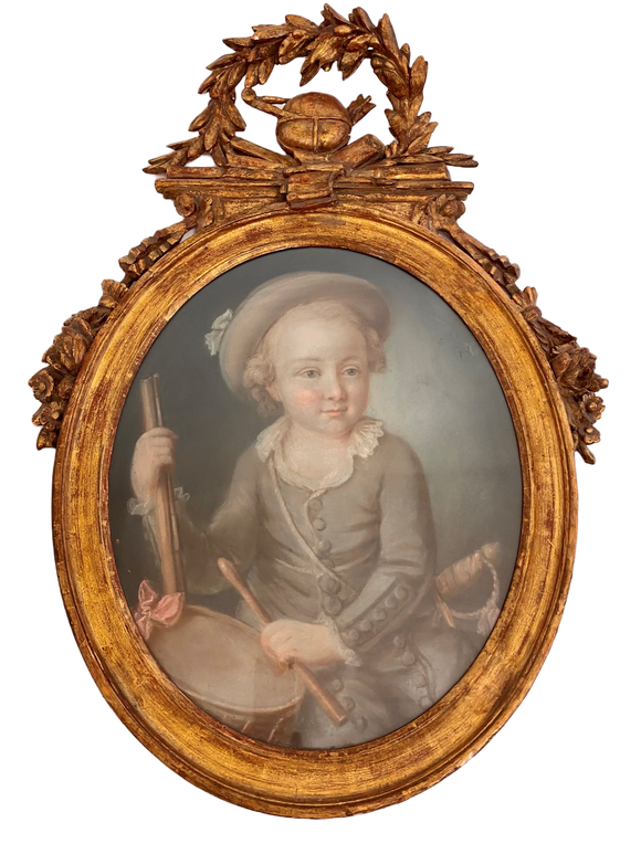 18th century pastel, Portrait of a Young boy