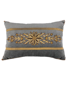 Antique Ottoman Raised Embroidery Pillow