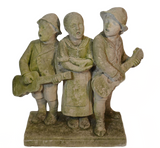 Carved Stone Statue Of Children
