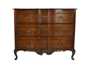 French Provincial Oak Commode