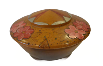 Hand-Made, Hand-Painted Wooden Trinket/Ring box