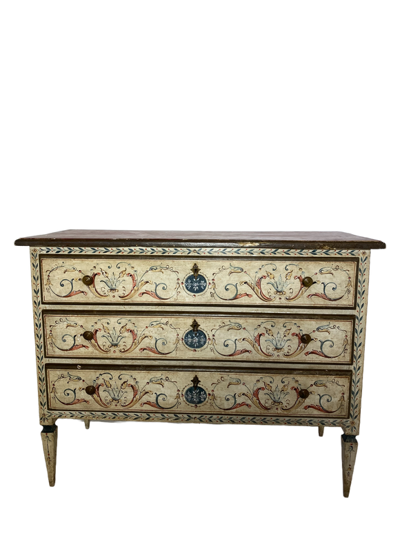 19C Painted Italian Commode