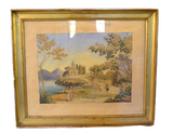Framed  Regency Needlework Momento Mori