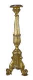 Louis XVI  Gilt Wood Candlestick