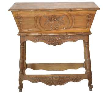 Louis XV Walnut Dough Bin