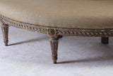 Louis XVI Demi-lune Painted Wood Banquette