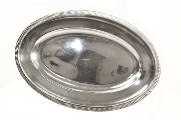 Silver plated serving tray