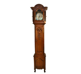 Cherry Floor Clock From Brittany (Rennes)