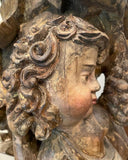 Carved Gilt Wood Columns
