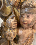 Carved Gilt Wood Columns
