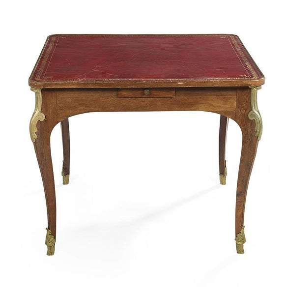 Louis XV-Style Fruitwood Games Table