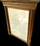 French Carved Overmantel Mirror