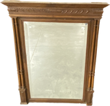 French Carved Overmantel Mirror