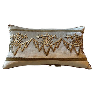 Antique Ottoman Empire Gold Pillow