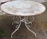 Iron Garden Table