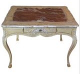 Hand Painted Louis XV Period Small Table with drawer